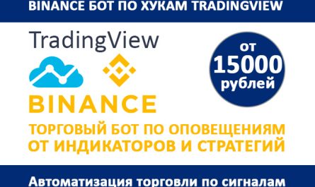 Бот Binance по хукам TradingView