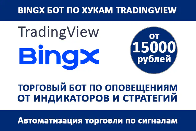 Бот Bingx по хукам TradingView